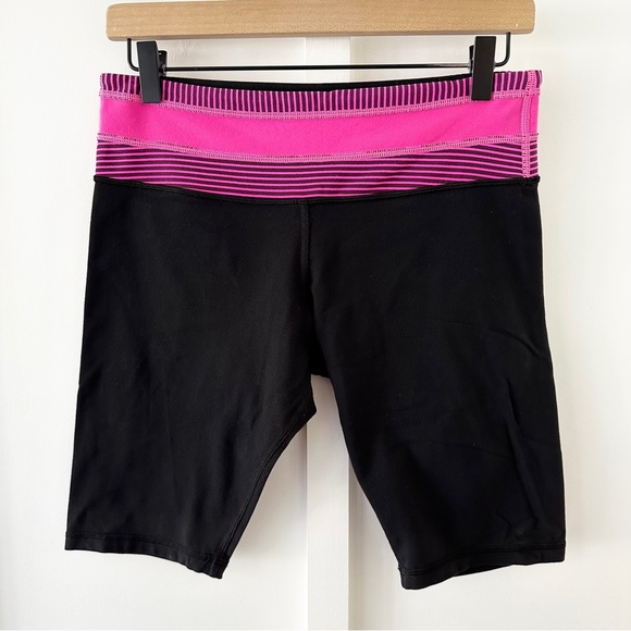 LULULEMON pink quilt Reverse Groove bike Short - Picture 6 of 9
